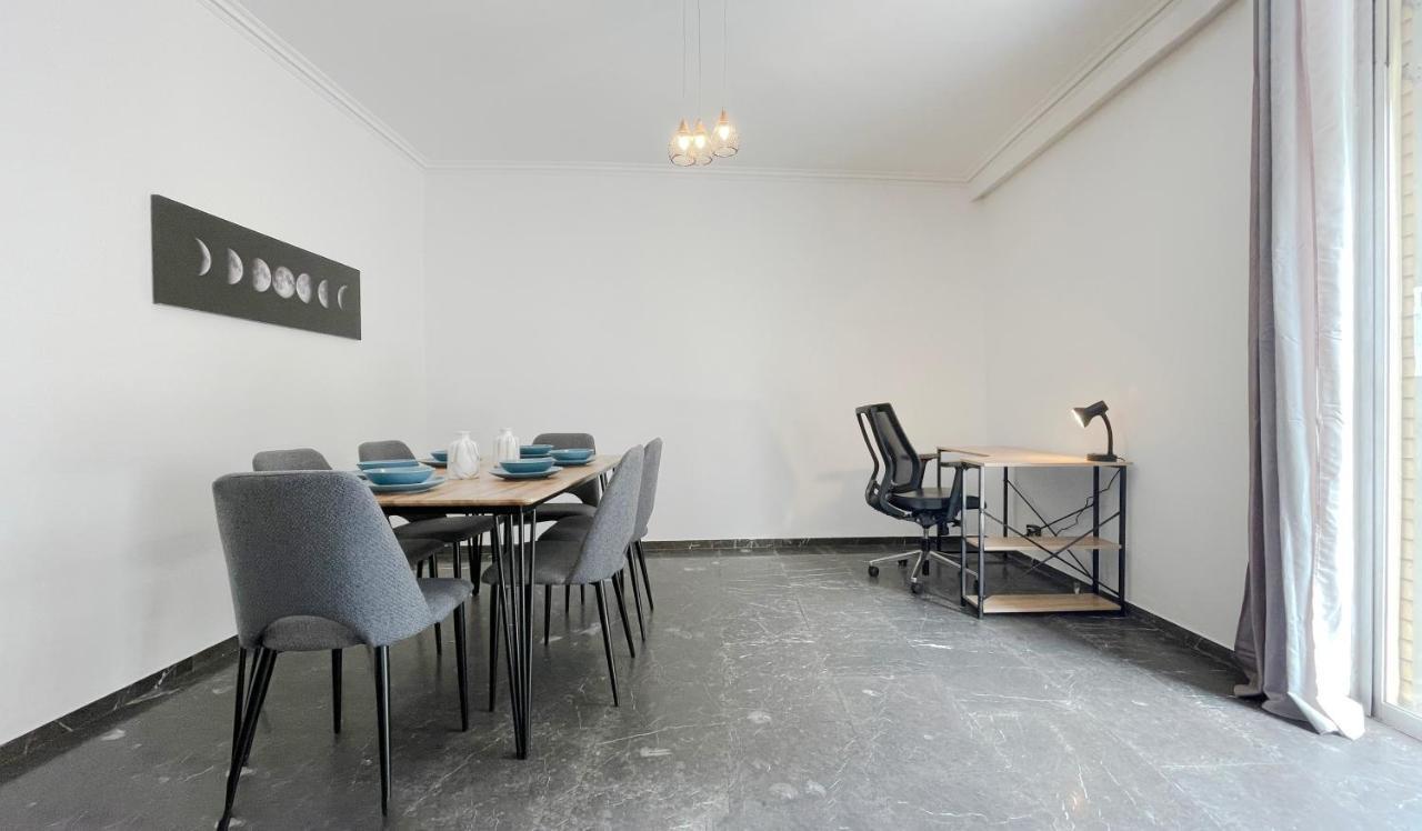 雅典Filis Sunny 80Sqm Apt In Viktoria公寓 外观 照片