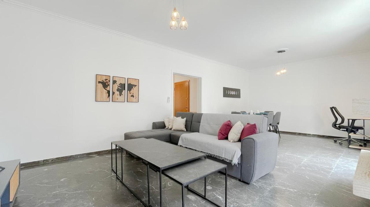 雅典Filis Sunny 80Sqm Apt In Viktoria公寓 外观 照片